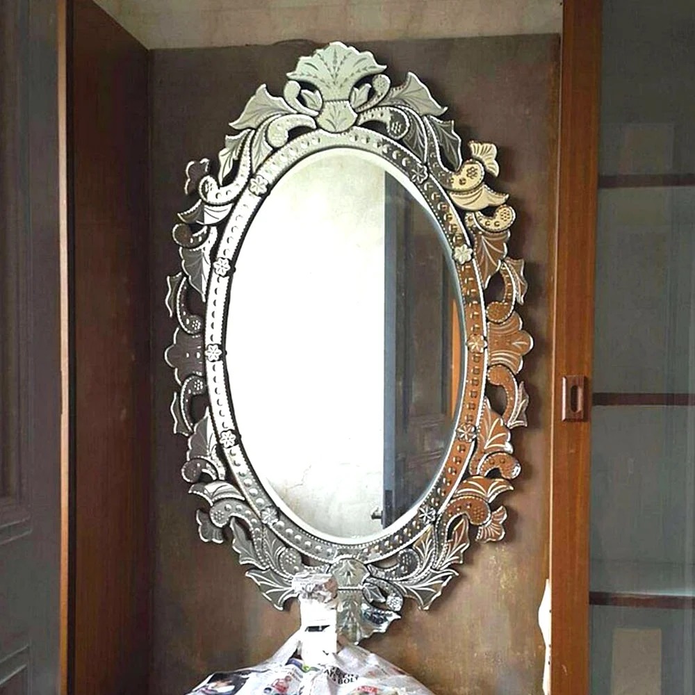 Opulent Bloom Oval Mirror Opulent Bloom Oval Mirror